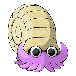 Omanyte shiny artwork