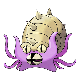 Omastar shiny artwork