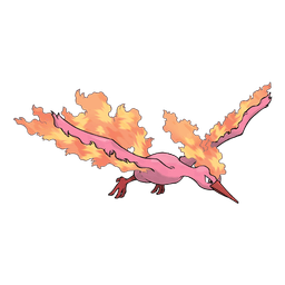Moltres shiny artwork