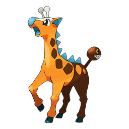 Girafarig shiny artwork