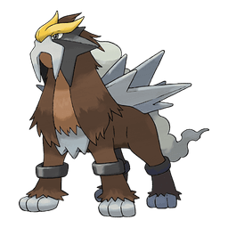 Entei shiny artwork