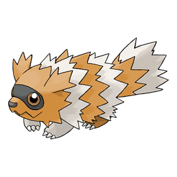 Zigzagoon shiny artwork