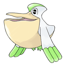 Pelipper shiny artwork