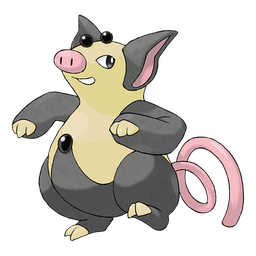 Grumpig shiny artwork
