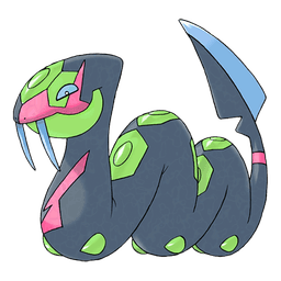 Seviper shiny artwork