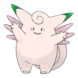 Clefable shiny artwork