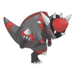 Rampardos shiny artwork