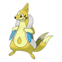 Floatzel shiny artwork