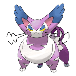 Purugly shiny artwork