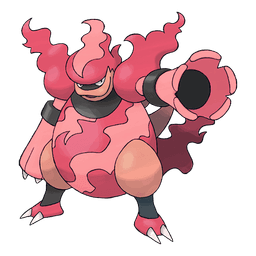 Magmortar shiny artwork