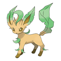 Leafeon shiny artwork