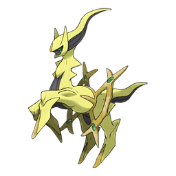 Normal Arceus shiny artwork