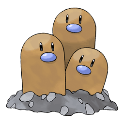 Dugtrio shiny artwork