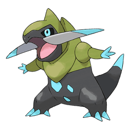 Fraxure shiny artwork