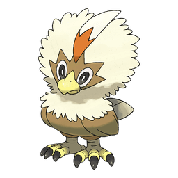 Rufflet shiny artwork