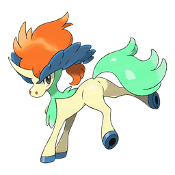 Ordinary Keldeo shiny artwork