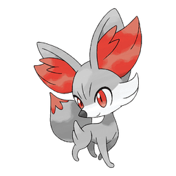 Fennekin shiny artwork