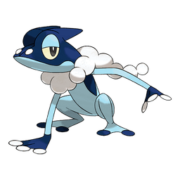 Frogadier shiny artwork