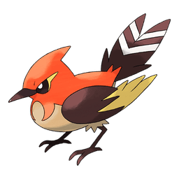 Fletchinder shiny artwork