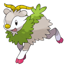 Skiddo shiny artwork