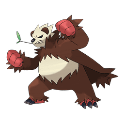 Pangoro shiny artwork