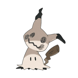 Disguised Mimikyu shiny artwork