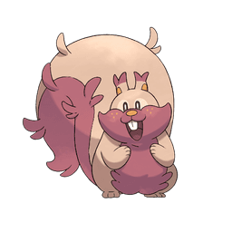 Greedent shiny artwork