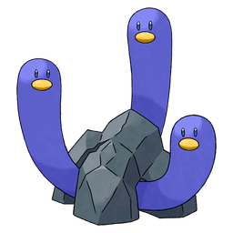 Wugtrio shiny artwork