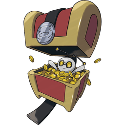 Chest Form Gimmighoul shiny artwork