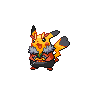 Pikachu Rock Star front shiny sprites