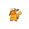 Original Cap Pikachu front shiny sprites