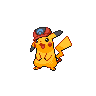 Sinnoh Cap Pikachu front shiny sprites