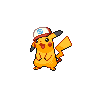 Unova Cap Pikachu front shiny sprites