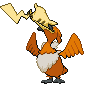 Gorging Cramorant front shiny sprites
