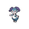 Female Indeedee front shiny sprites