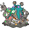 Gigantamax Garbodor front shiny sprites