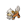 Hisuian Growlithe front shiny sprites