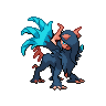 Mega Absol Z front shiny sprites