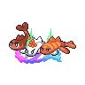 Mega Droopy Tatsugiri front shiny sprites