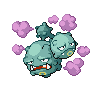 Weezing front shiny sprites