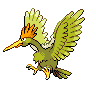 Fearow front shiny sprites