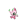 Celebi front shiny sprites