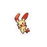 Plusle front shiny sprites