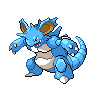 Nidoking front shiny sprites