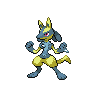 Lucario front shiny sprites
