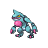 Toxicroak front shiny sprites