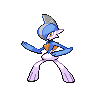 Gallade front shiny sprites