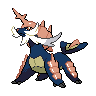 Samurott front shiny sprites