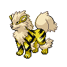 Arcanine front shiny sprites
