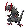 Haxorus front shiny sprites